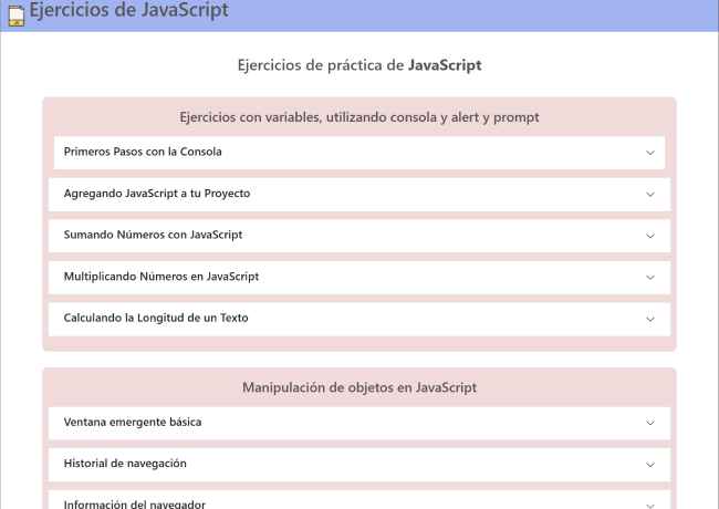 Ejercicios JavaScript