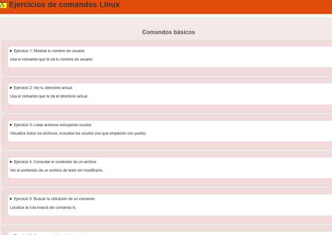 Ejercicios Linux