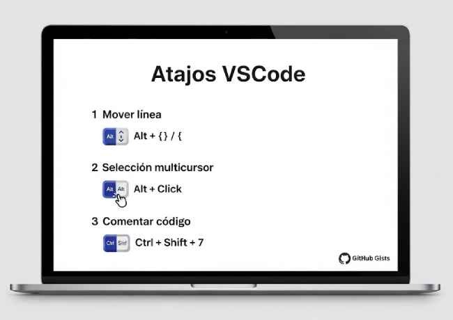 Portatil con gist VSCode