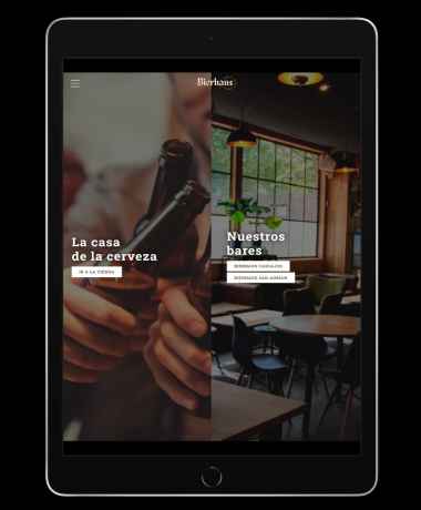 Página web de Bierhaus Odeon
