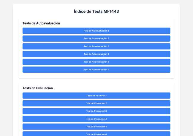 Tests elaboración recursos didácticos