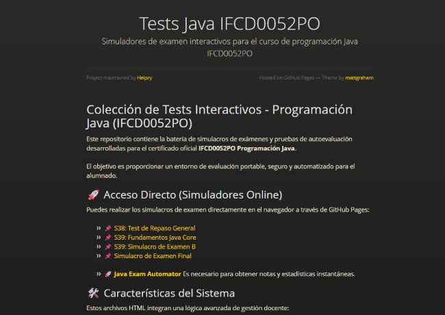 Simulacros de examen Java